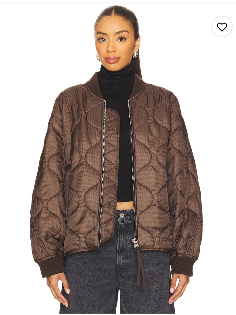 AGOLDE Isla Quilted Jacket